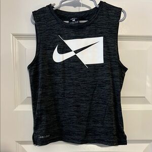 Dri-Fit Nike Kids Black Tank